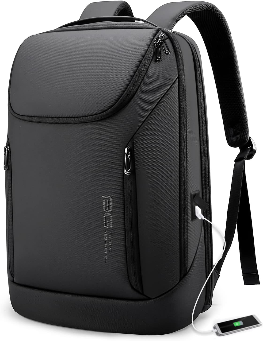 Laptop Backpack 15.6 - Waterproof Business Backpack with USB Port