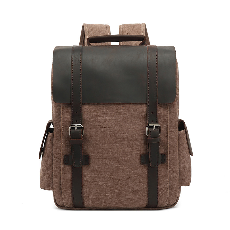 New Fashion Backpack Leather C - Rucksack Military Style のレビューと価格