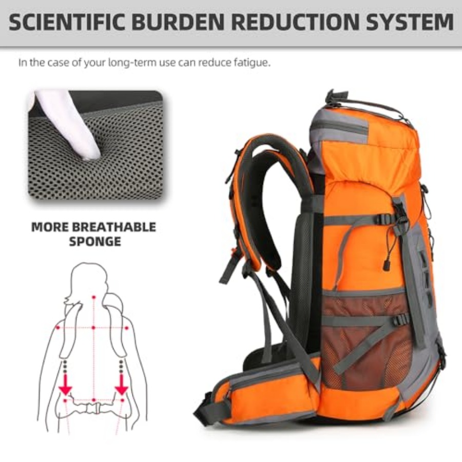 60L Hiking Backpack for Men an - Hiking Backpack Waterproof のレビューと価格