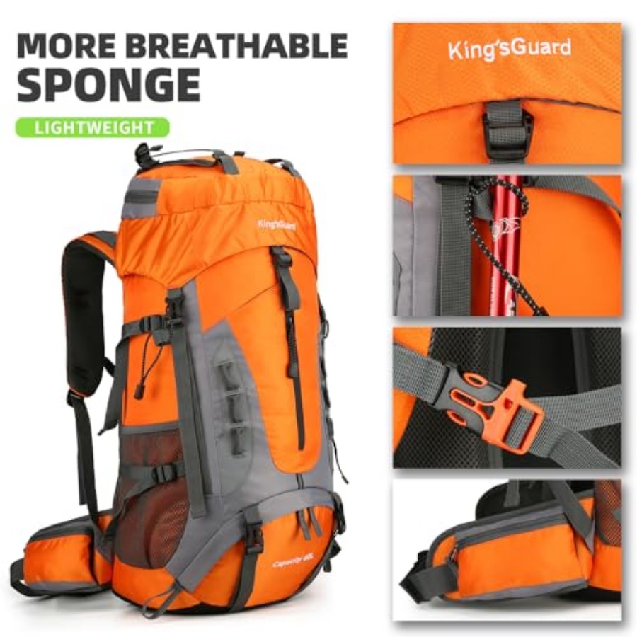 60L Hiking Backpack for Men an - Hiking Backpack Waterproof のレビューと価格