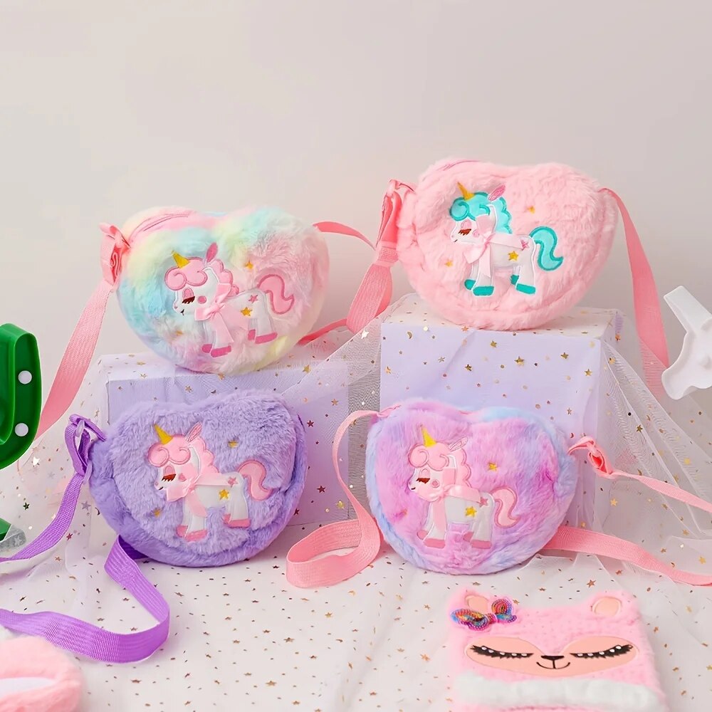 Cute Unicorn For Girls Plush H - Mini Backpack Purse のレビューと価格