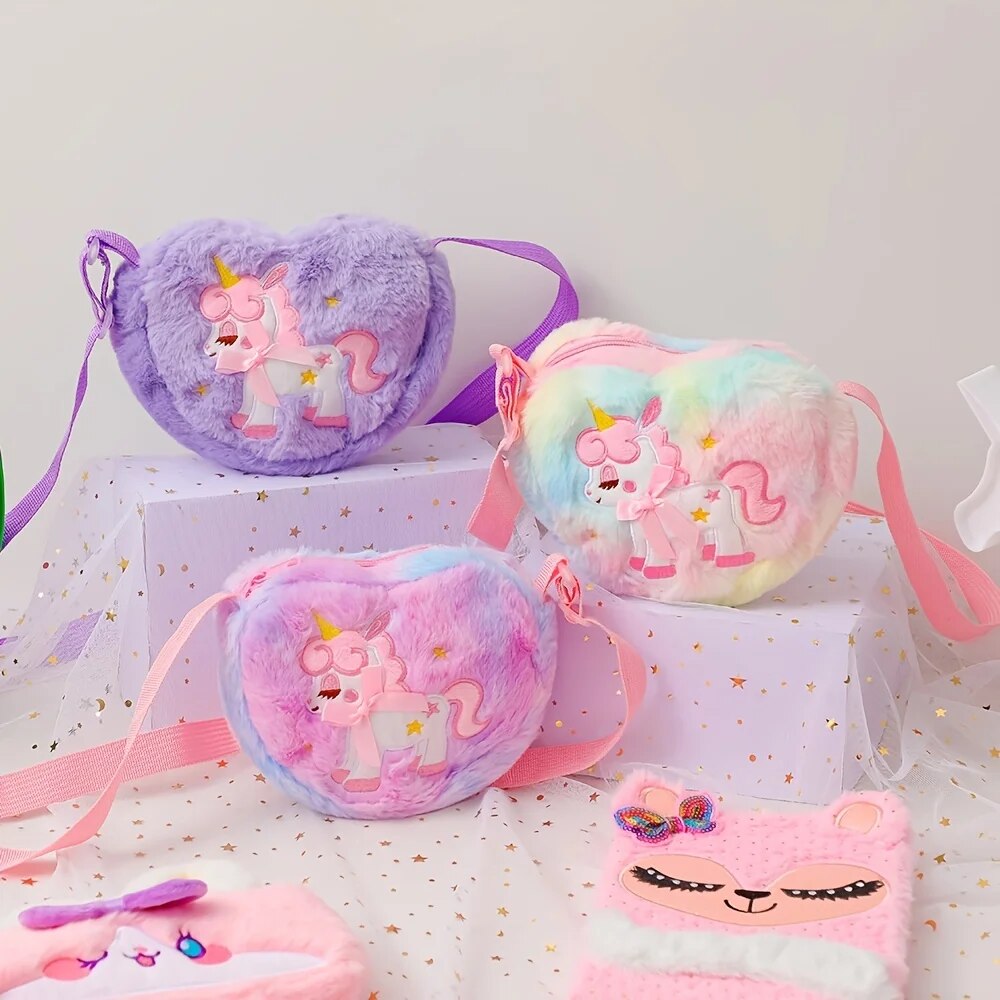Cute Unicorn For Girls Plush H - Mini Backpack Purse のレビューと価格