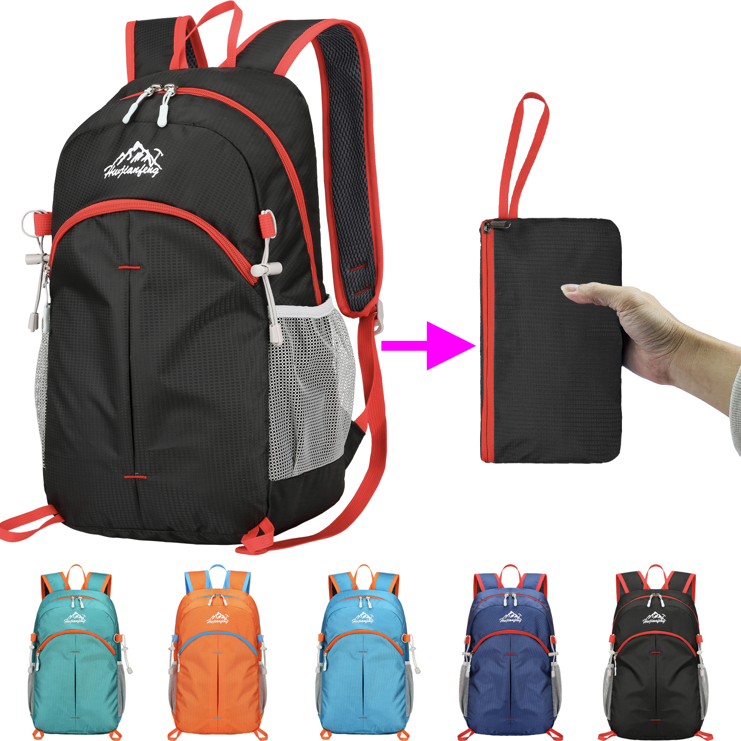 18L Portable Foldable Backpack - Foldable Backpack Small のレビューと価格