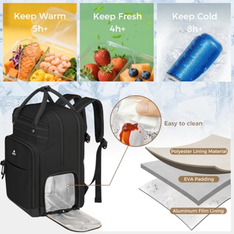 Teacher Backpack with Lunch Co - Laptop Backpack 15.6 のレビューと価格