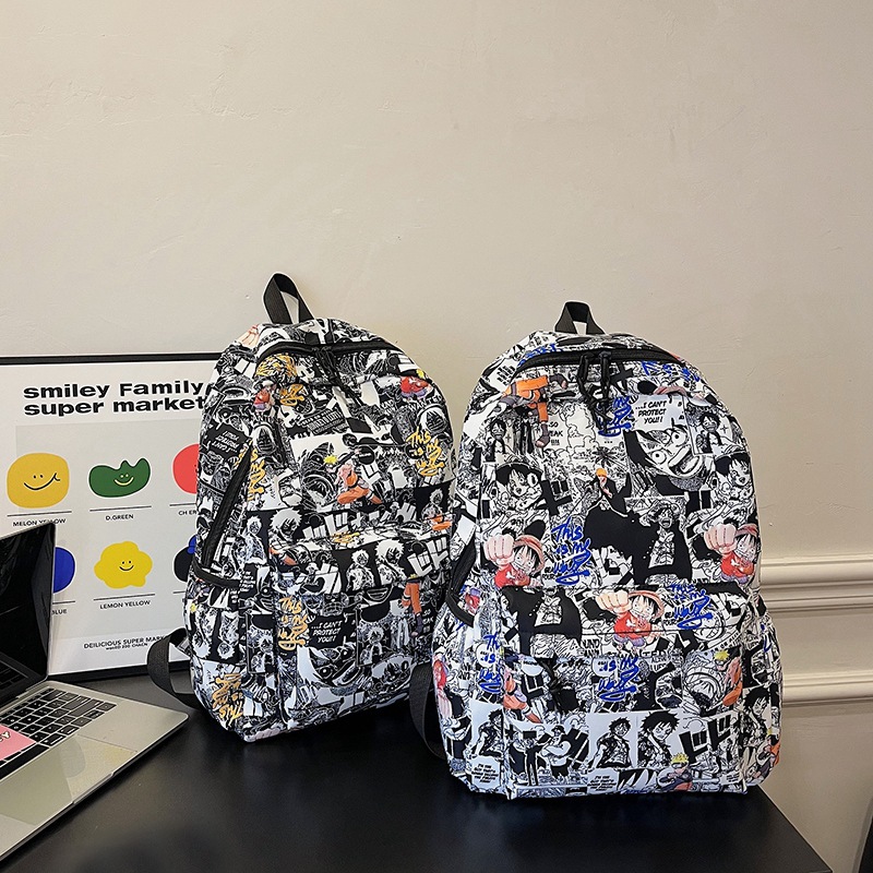 Trendy One Piece Luffy Anime B - School Backpack Teen のレビューと価格