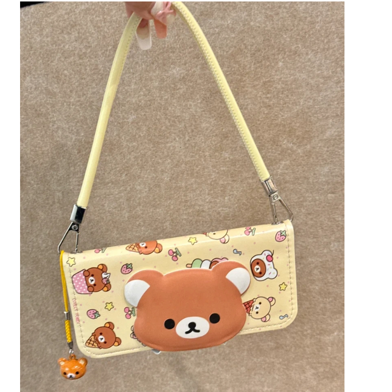 Rilakkuma Cute Cartoon Flip Le - Mini Backpack Purse のレビューと価格
