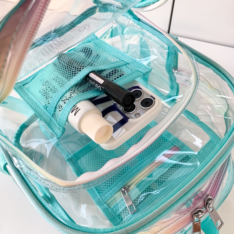 PVC Transparent Zipper Large C - Fashion Backpack Women のレビューと価格