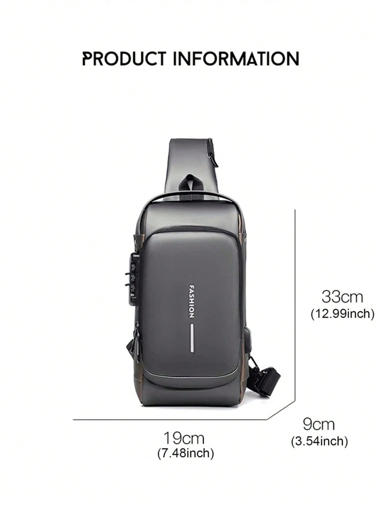 Men's Bags Shoulder Messenger  - Sling Backpack Shoulder のレビューと価格