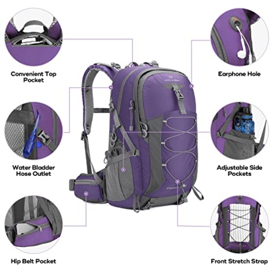 Hiking Backpack, Camping Backp - Hiking Backpack Waterproof のレビューと価格