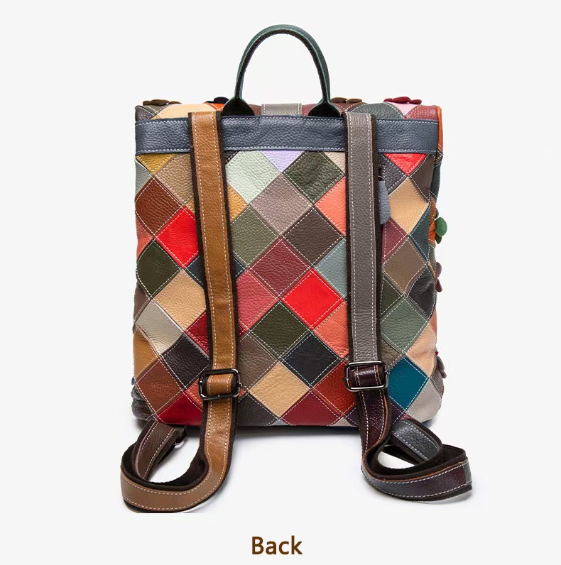 Vintage Women Genuine Leather  - Fashion Backpack Women のレビューと価格