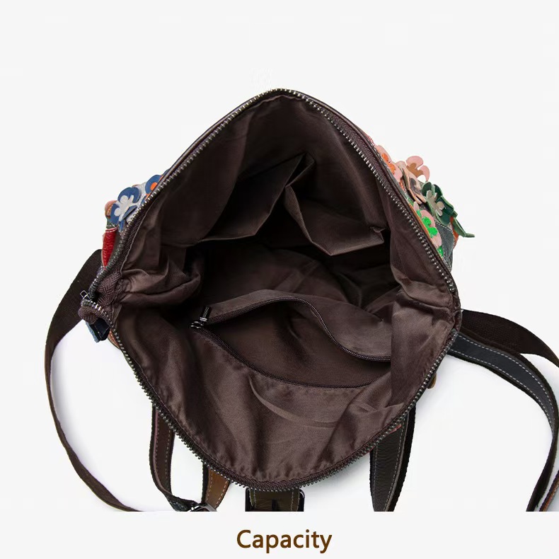 Vintage Women Genuine Leather  - Fashion Backpack Women のレビューと価格