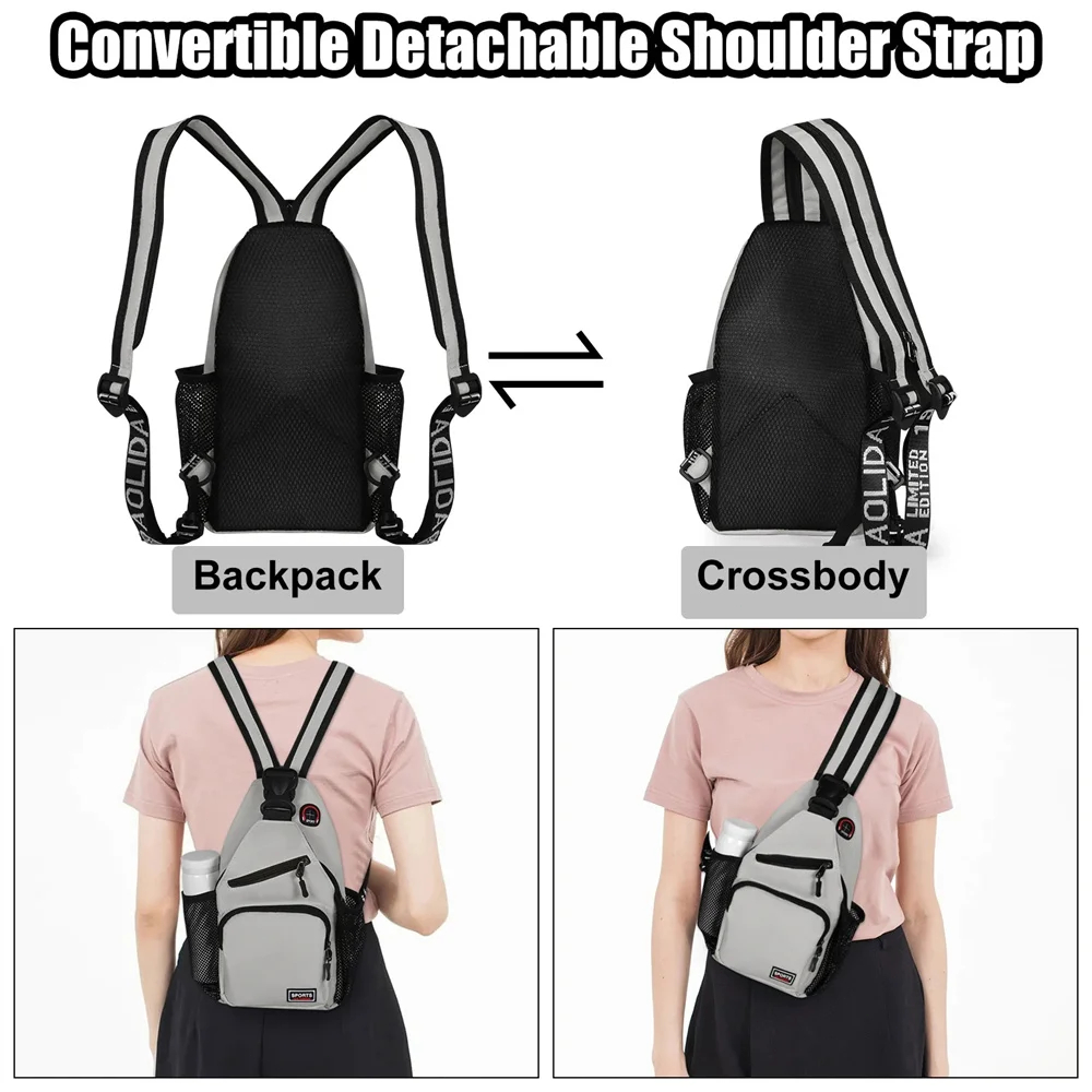 Multi-pocket Casual Chest Bag  - Fashion Backpack Women のレビューと価格