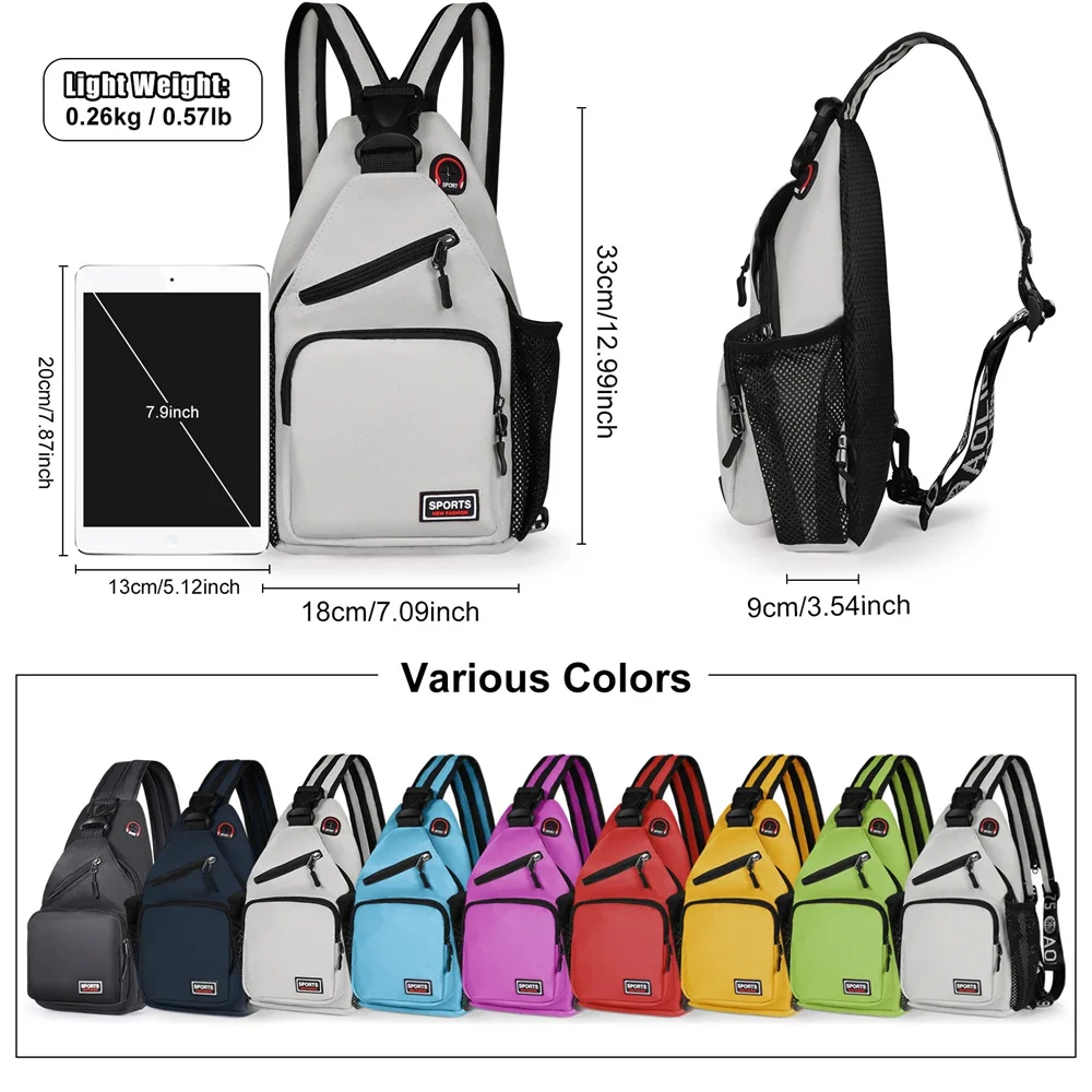 Multi-pocket Casual Chest Bag  - Fashion Backpack Women のレビューと価格