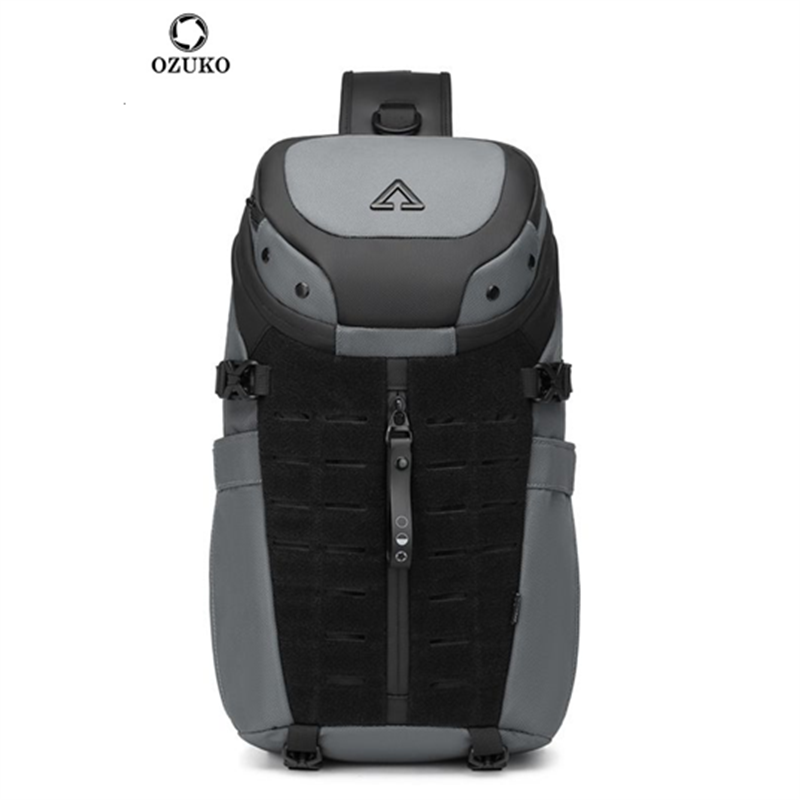 Ozuko Chest Bag Cross bag men  - Travel Backpack Anti Theft のレビューと価格