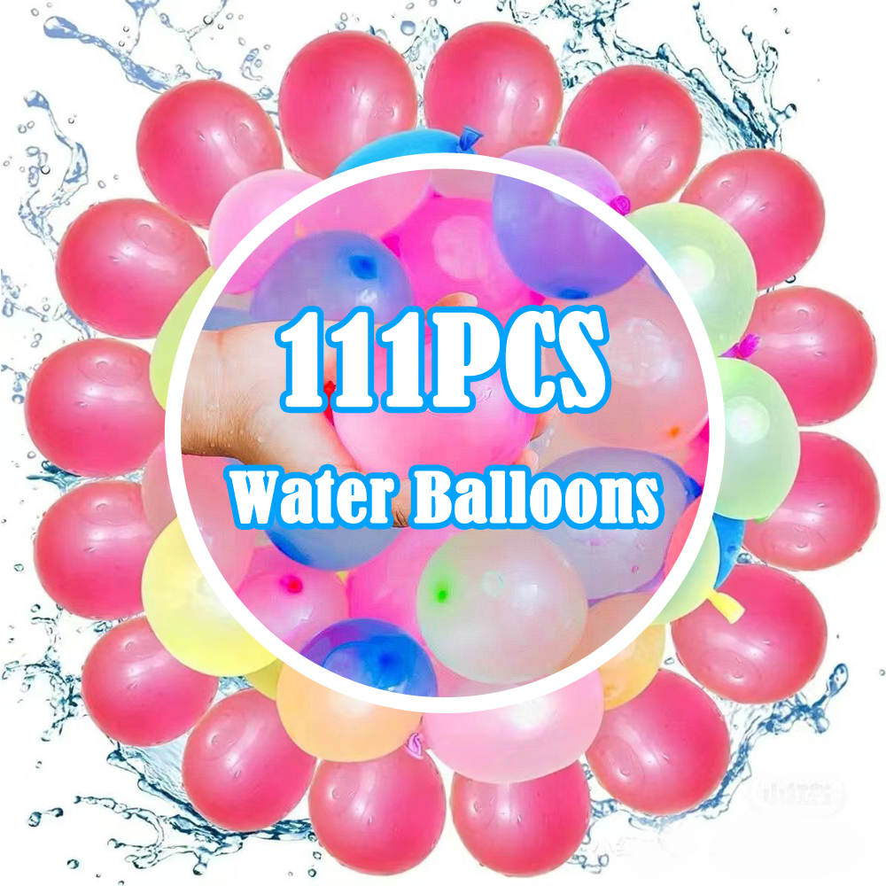 111pcs/bag Water Balloons Rapi - Hydration Pack Outdoor のレビューと価格