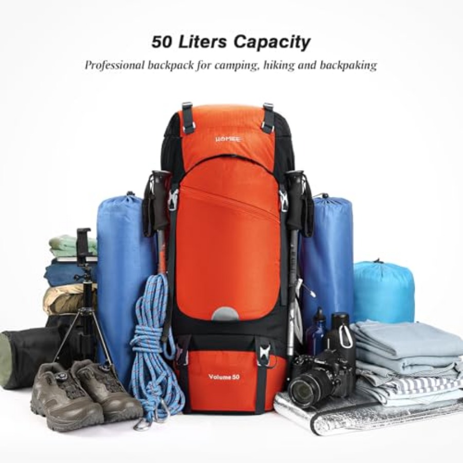 50L Hiking Backpack Travel Bag - Hiking Backpack Waterproof のレビューと価格