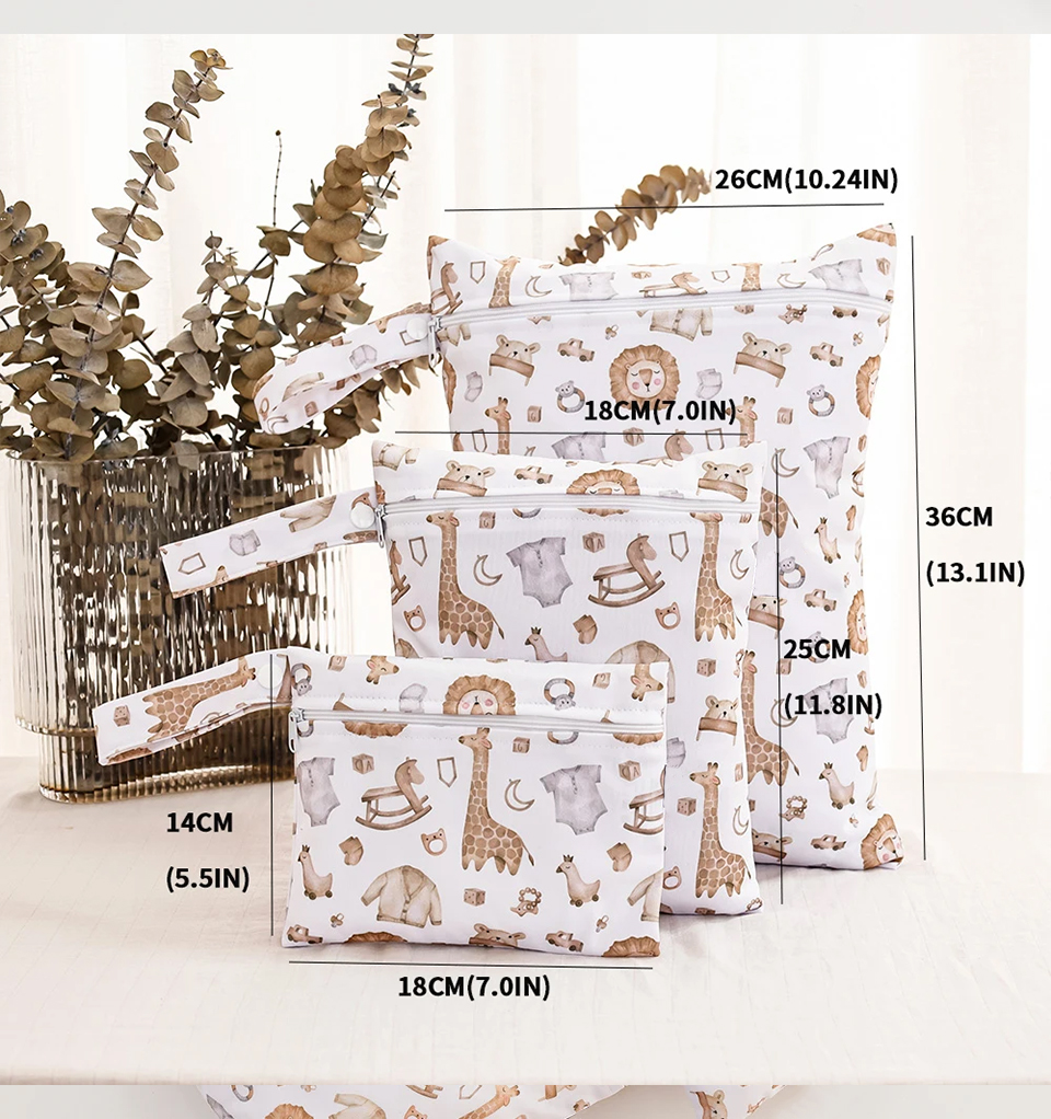 3PCS Travel Wash Cosmetic Bag  - Backpack Diaper Bag のレビューと価格