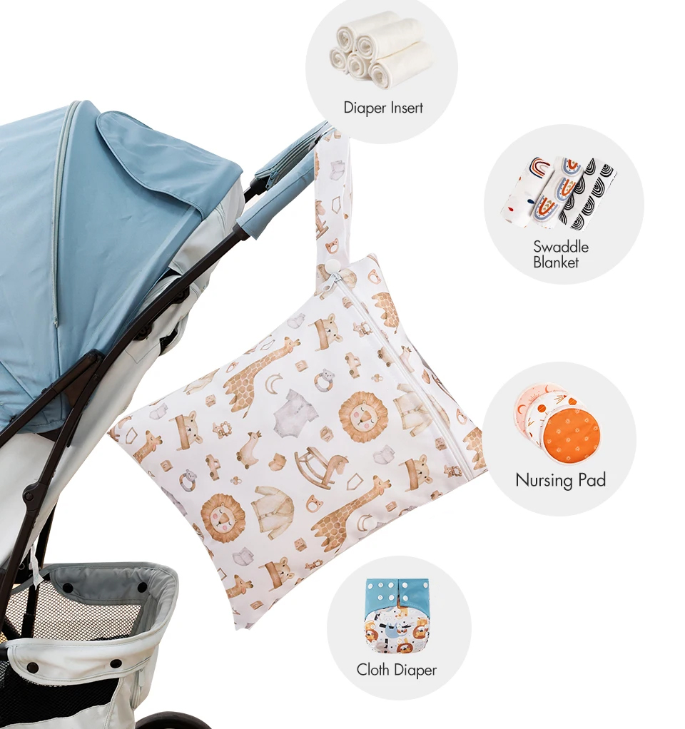 3PCS Travel Wash Cosmetic Bag  - Backpack Diaper Bag のレビューと価格