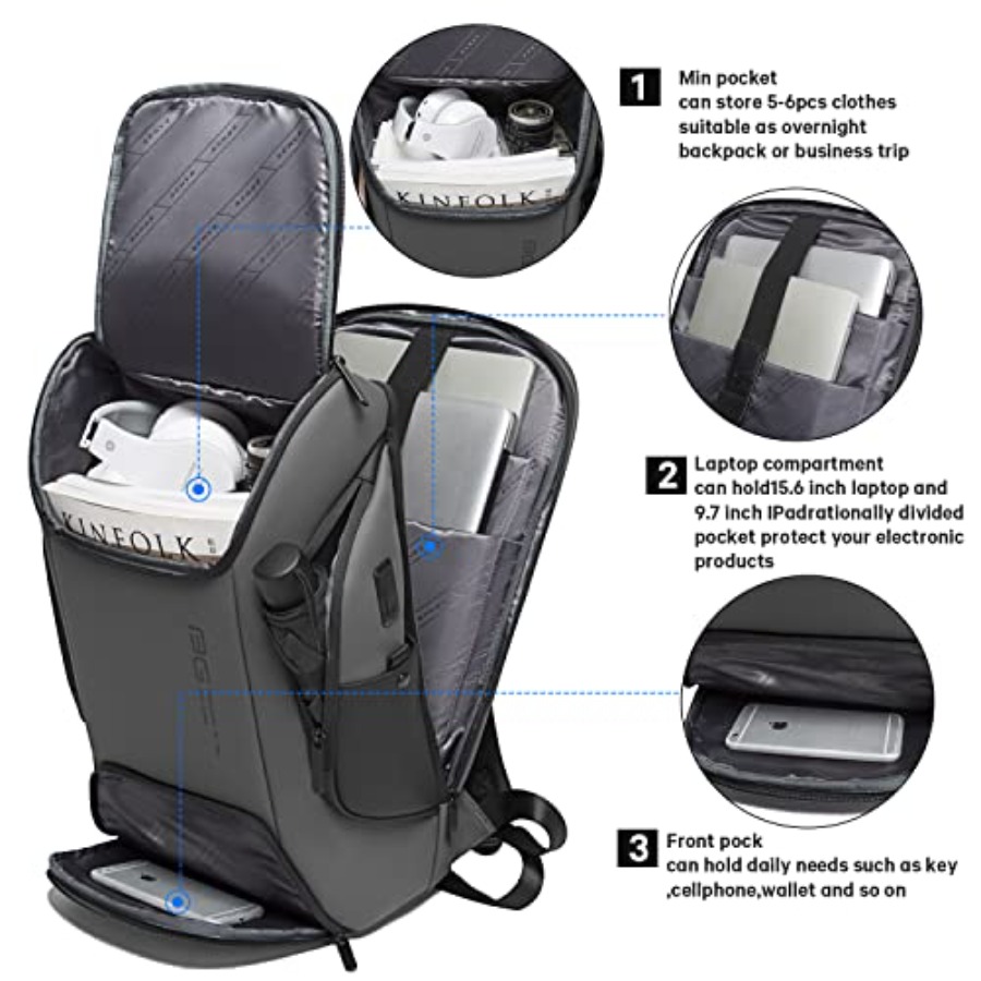 Business Laptop Smart backpack - Laptop Backpack 15.6 のレビューと価格