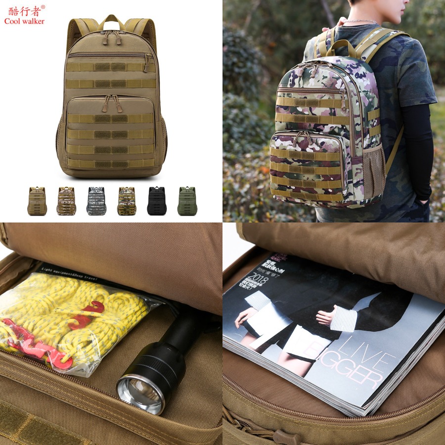 【New Arrival】Camouflage Tactic - Rucksack Military Style のレビューと価格