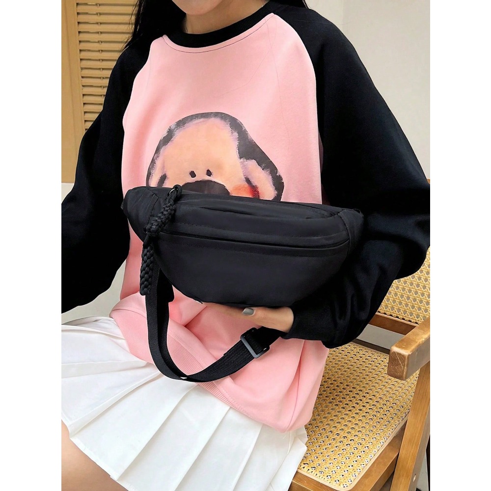 Large Capacity Nylon Chest Bag - Sling Backpack Shoulder のレビューと価格