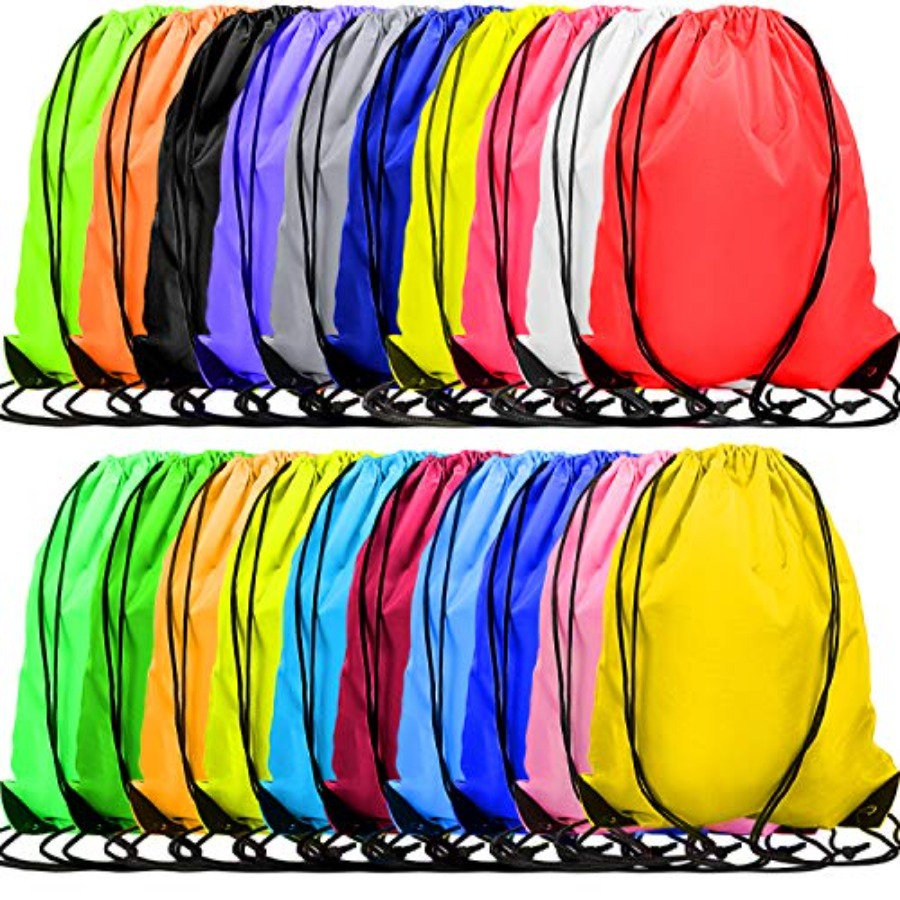 60 Pieces Drawstring Backpack  - Drawstring Gym Bag のレビューと価格