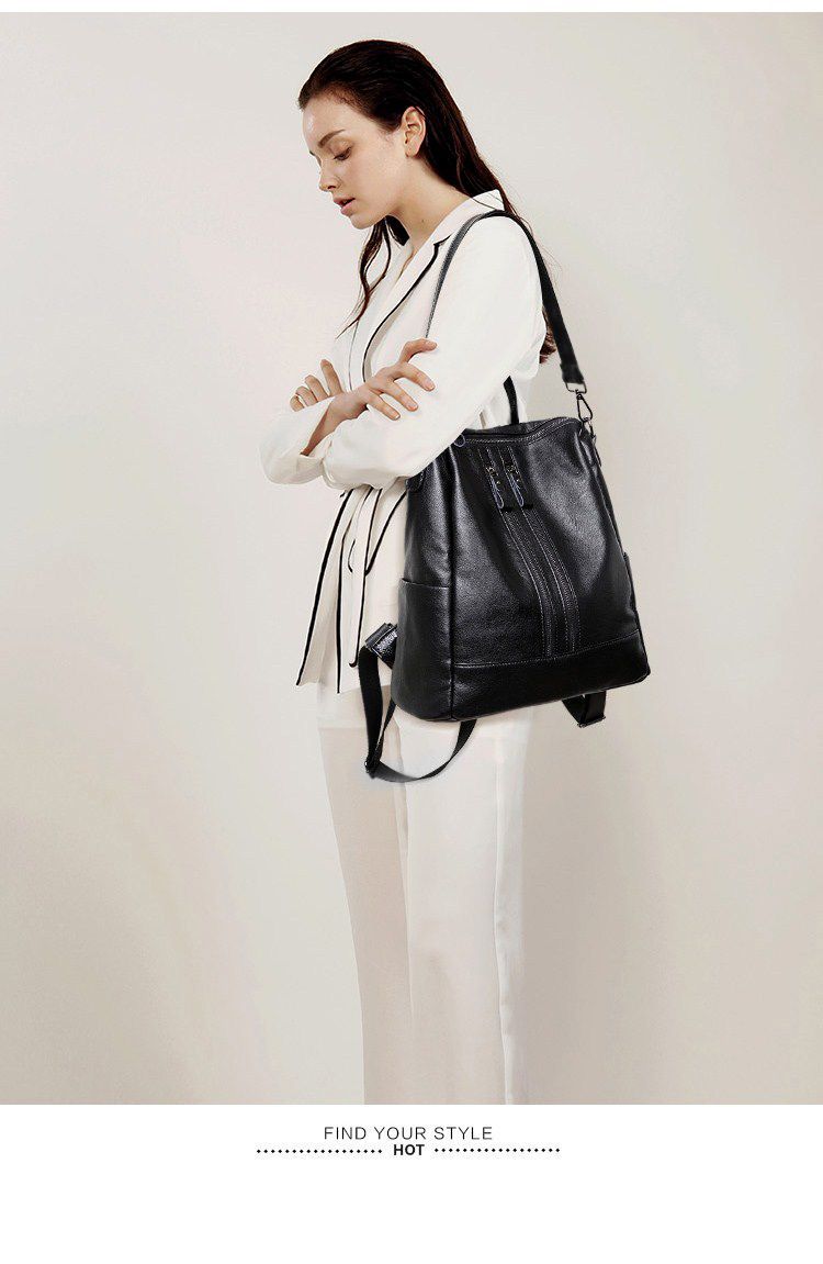 Women Soft Leather Backpack Sc - Canvas Backpack Casual のレビューと価格