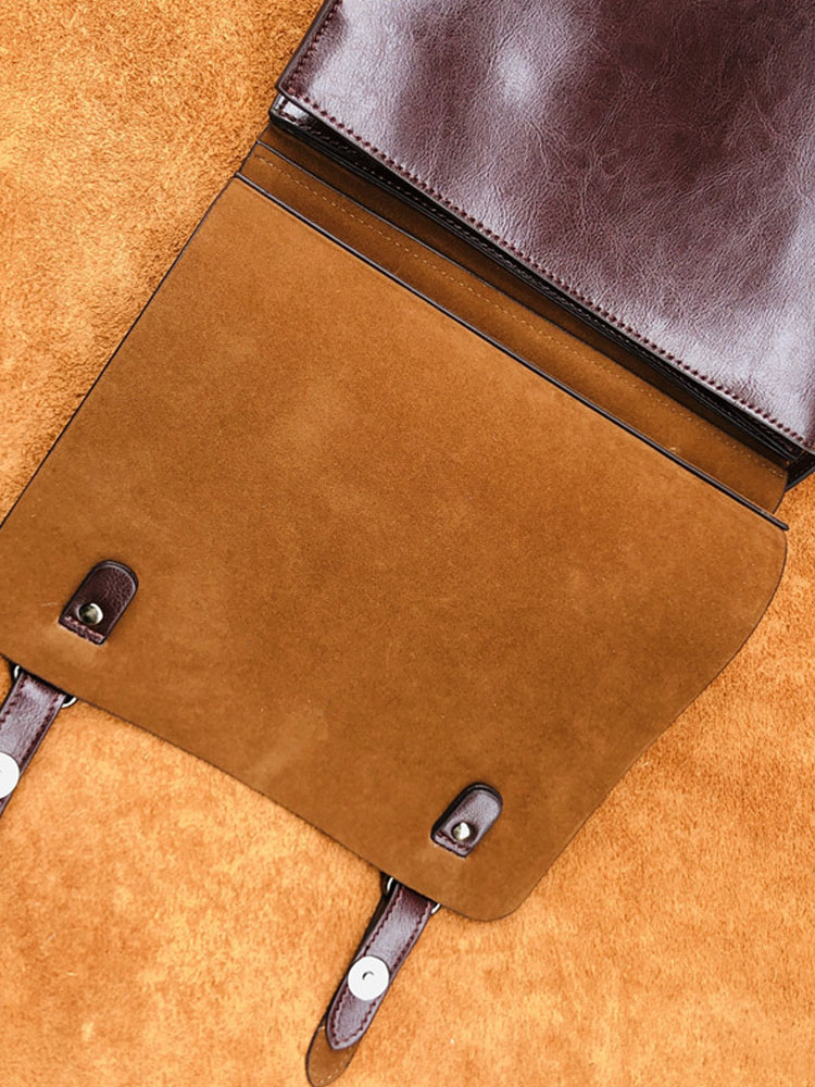 British Style Vintage Cow Spli - Leather Backpack Vintage のレビューと価格