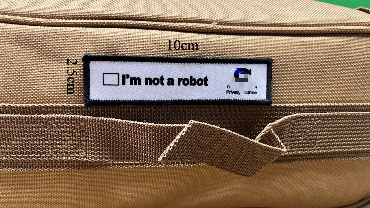 I'm Not A Robot Tactical Patch - Urban Backpack Tactical のレビューと価格