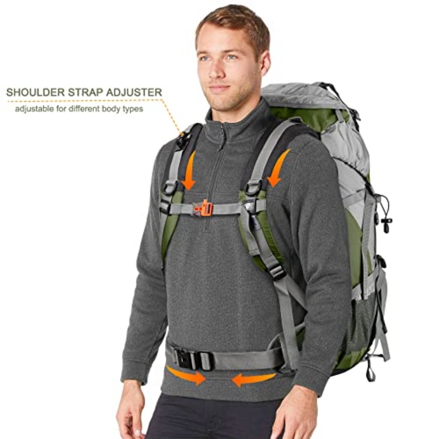 Loowoko 50L Hiking Backpack, W - Hiking Backpack Waterproof のレビューと価格
