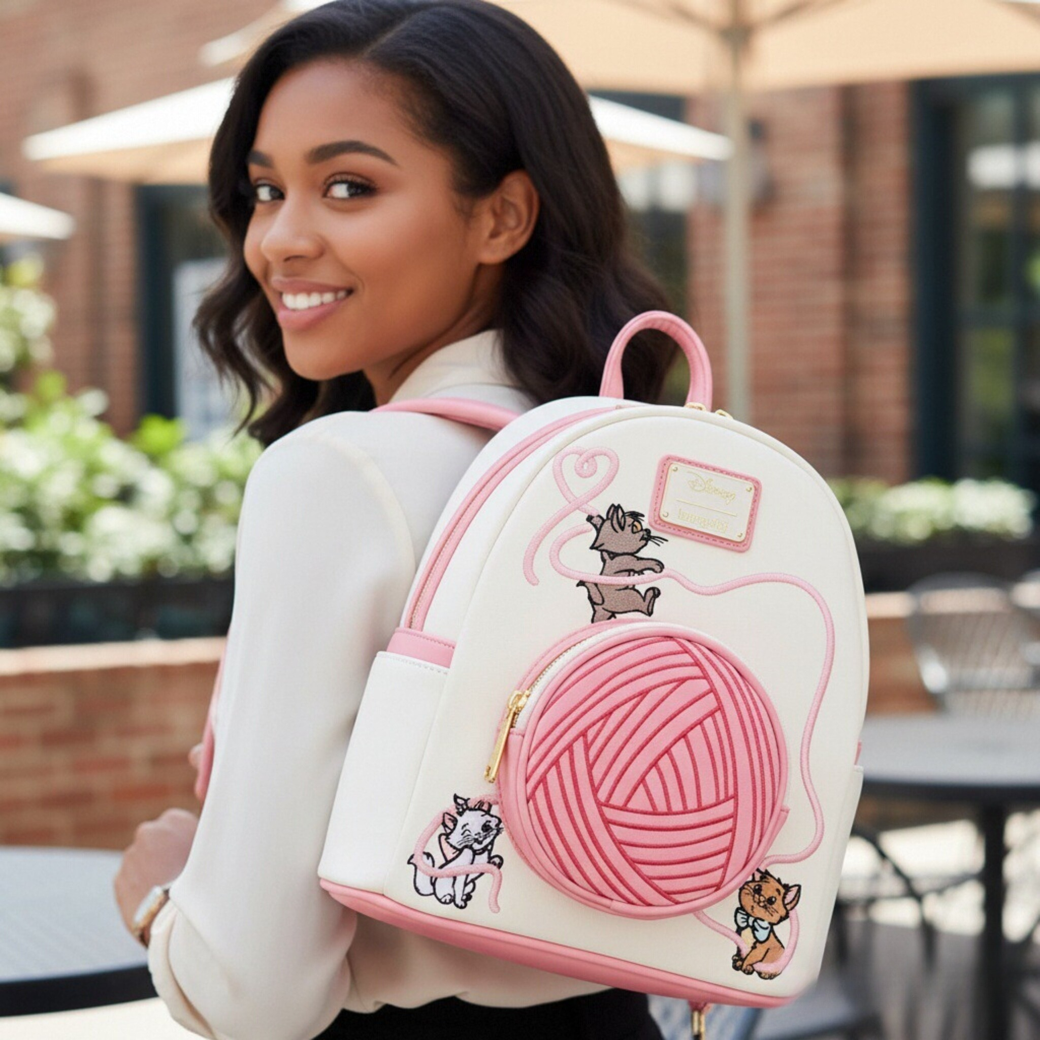 The Aristocats Marie Floral Al - Mini Backpack Purse のレビューと価格