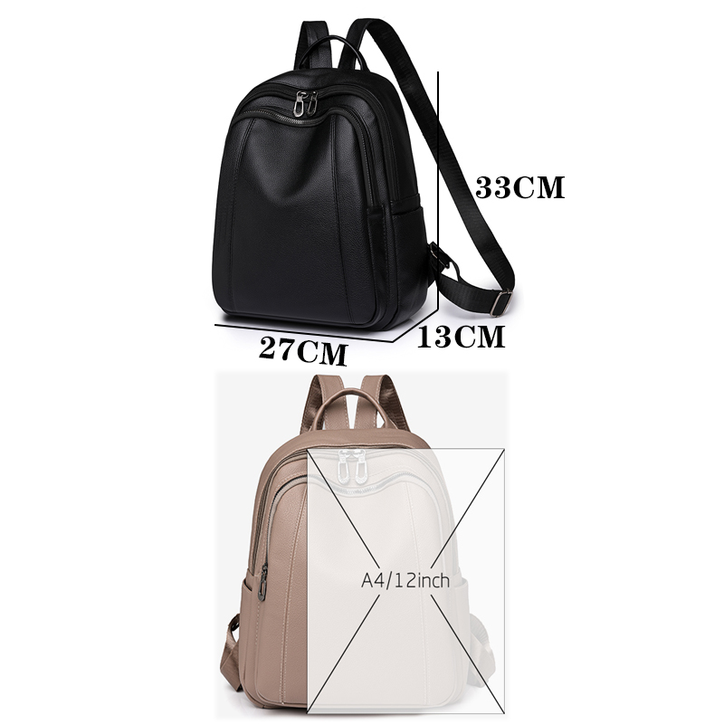 High Quality Leather Backpack  - Fashion Backpack Women のレビューと価格