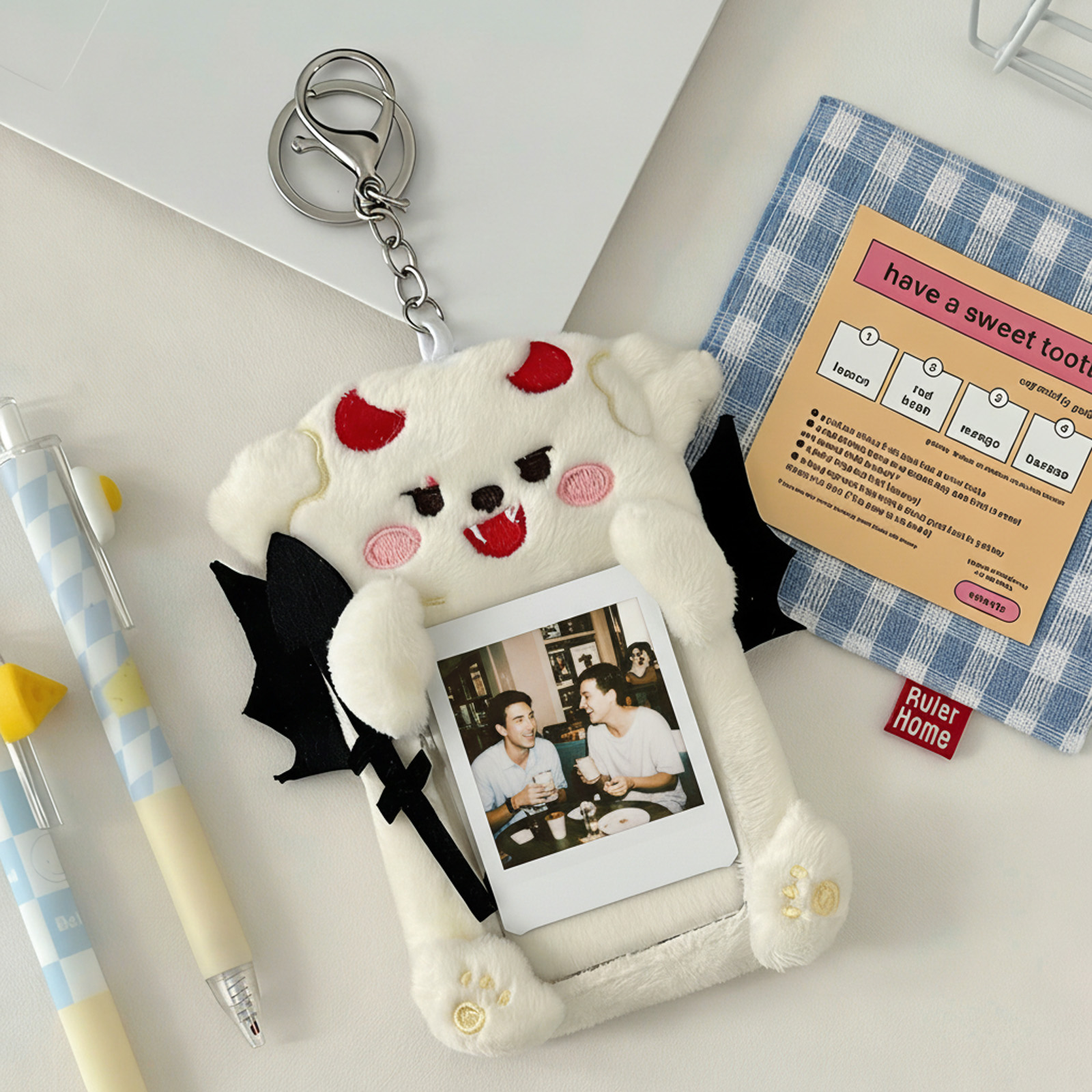 Plush Angel Devil Keychain Cut - Fashion Backpack Women のレビューと価格