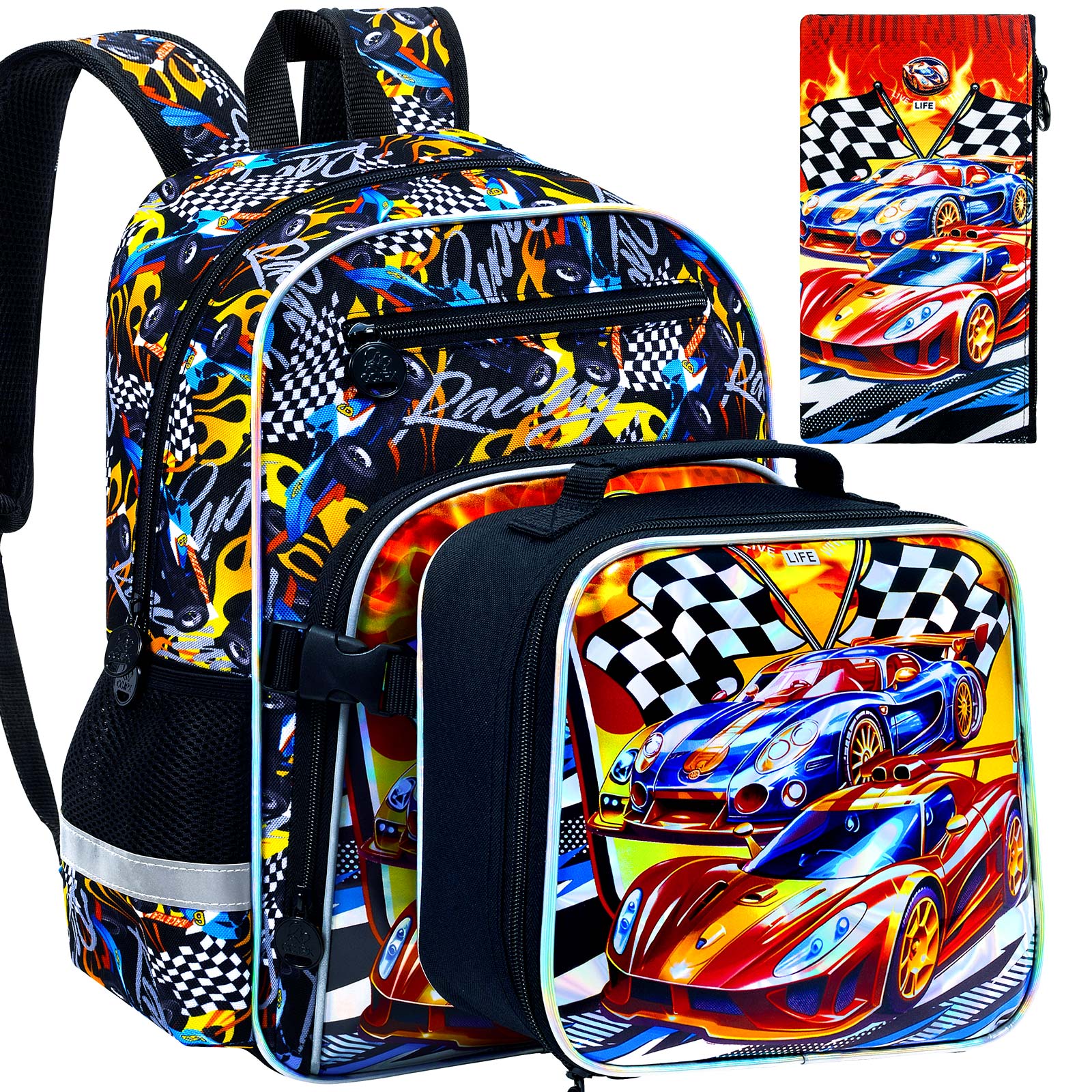 Bookbag for Kids Boys, 3PCS Ba - Hydration Pack Outdoor のレビューと価格