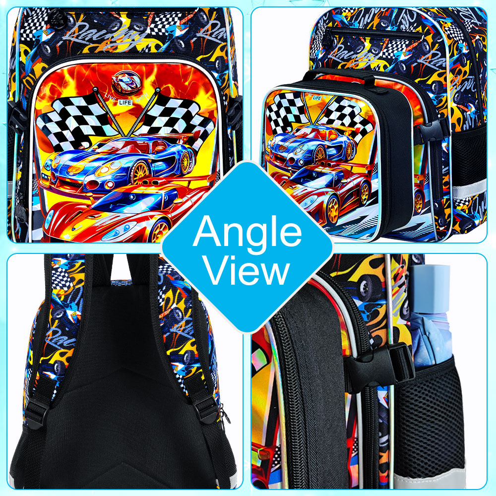 Bookbag for Kids Boys, 3PCS Ba - Hydration Pack Outdoor のレビューと価格