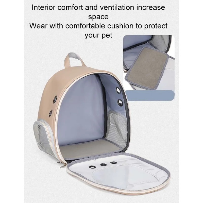 Portable Transparent Pet Backp - Foldable Backpack Small のレビューと価格