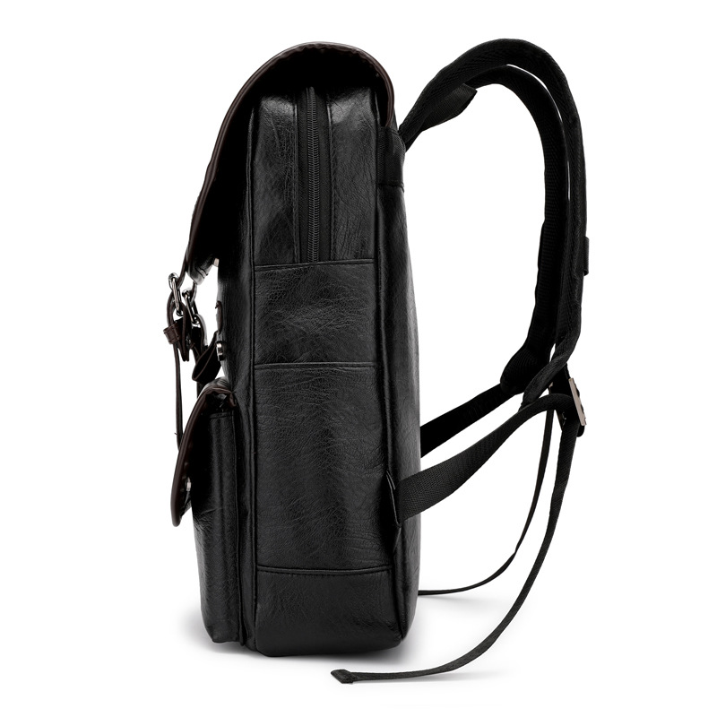Vintage Leather Laptop Backpac - Business Backpack Brief のレビューと価格