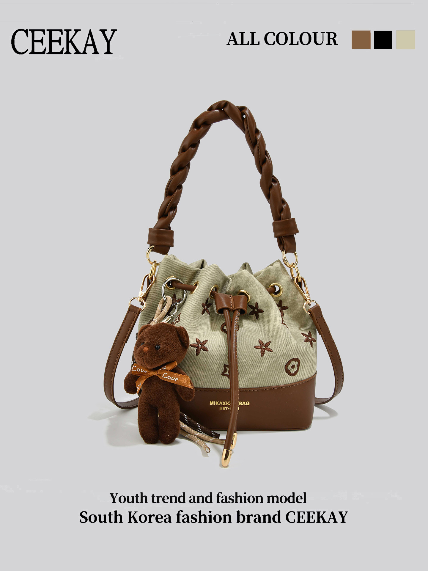 CEEKAY Vintage Drawstring Buck - Leather Backpack Vintage のレビューと価格