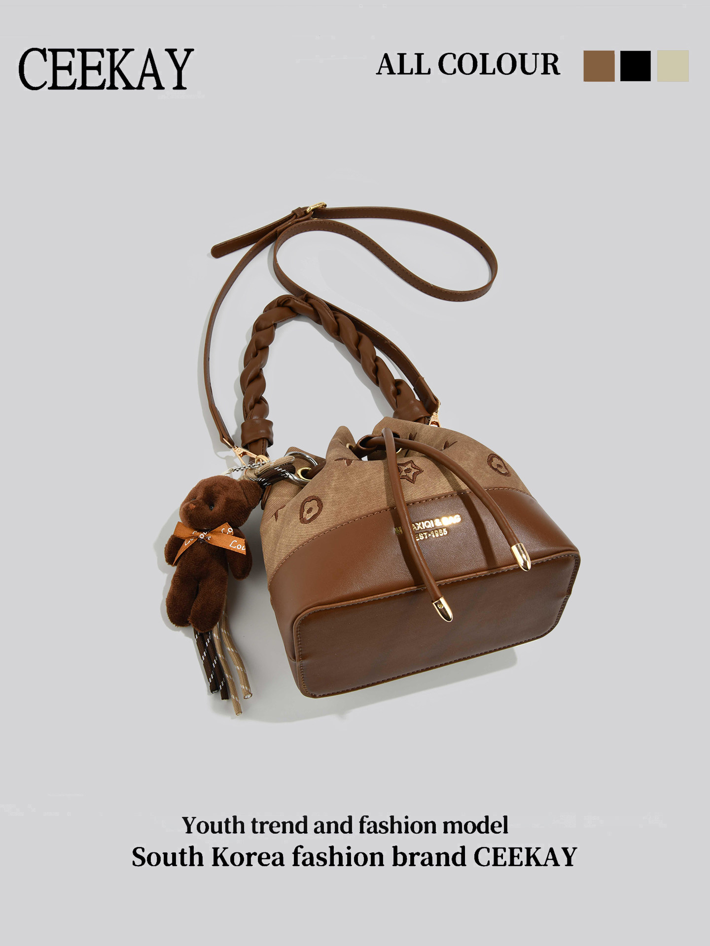 CEEKAY Vintage Drawstring Buck - Leather Backpack Vintage のレビューと価格