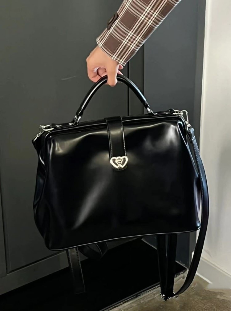 Vintage Black Y2k Mochila Wome - Leather Backpack Vintage のレビューと価格