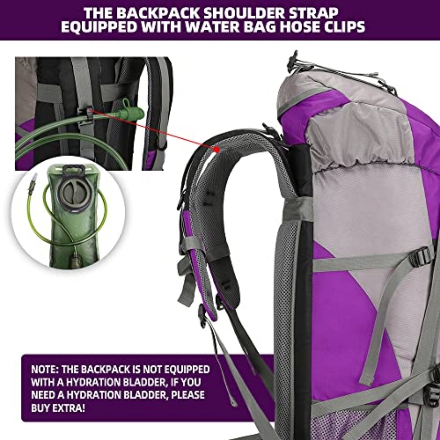 70L Hiking Backpack with Rain  - Hiking Backpack Waterproof のレビューと価格