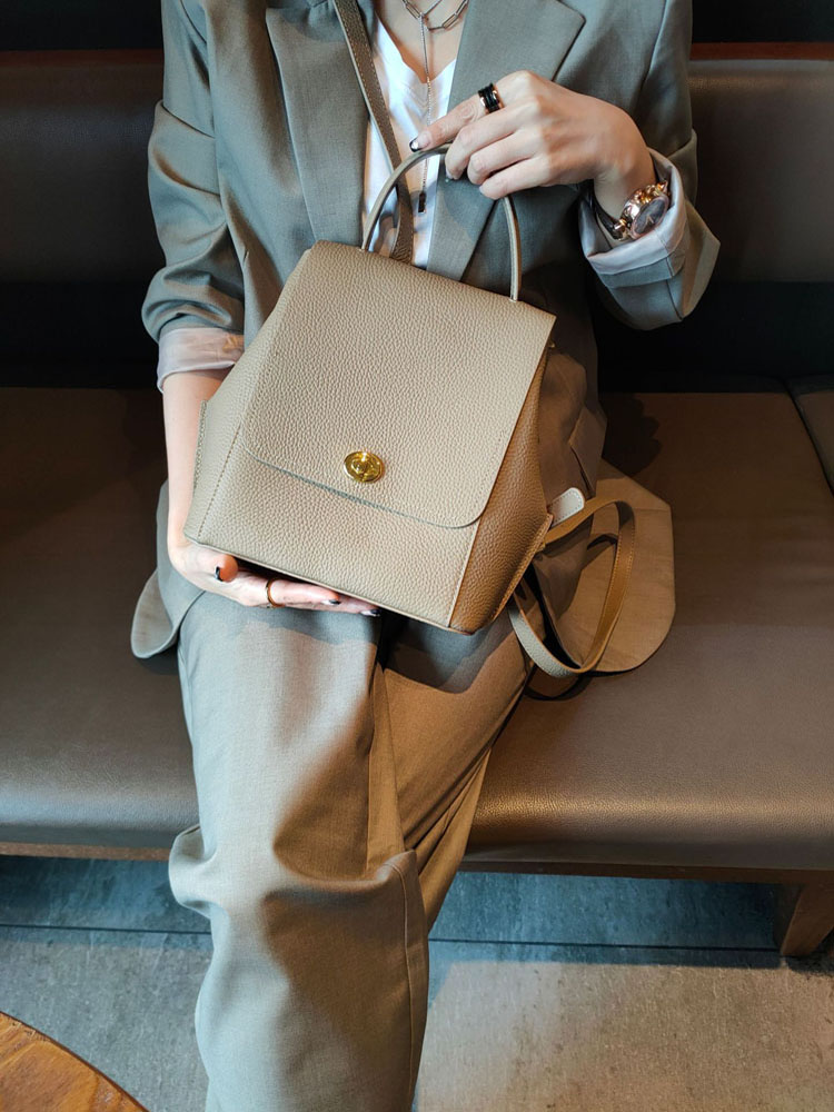Genuine Leather Backpack Women - Leather Backpack Vintage のレビューと価格