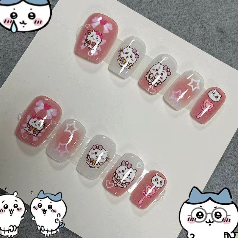 Nail Art yiji ハチワレ Hachiware う - Mini Backpack Purse のレビューと価格