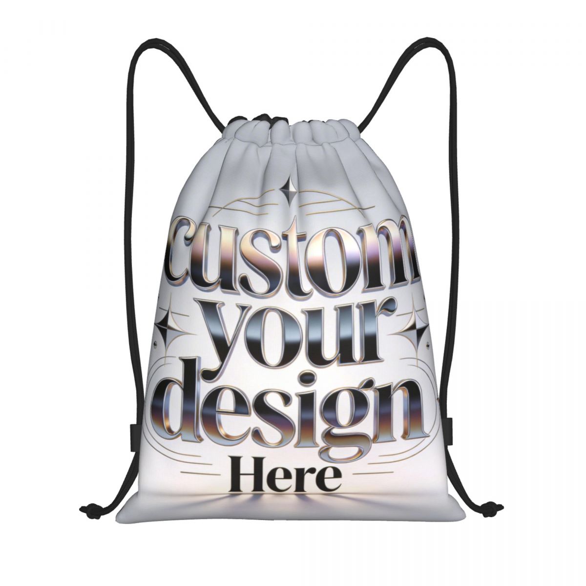 Custom Your Photo Logo Text Dr - Drawstring Gym Bag のレビューと価格
