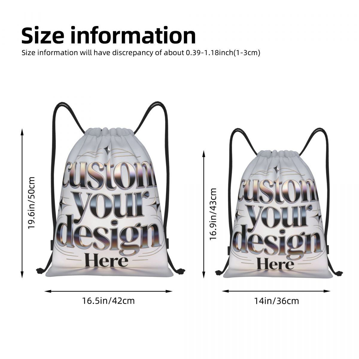 Custom Your Photo Logo Text Dr - Drawstring Gym Bag のレビューと価格