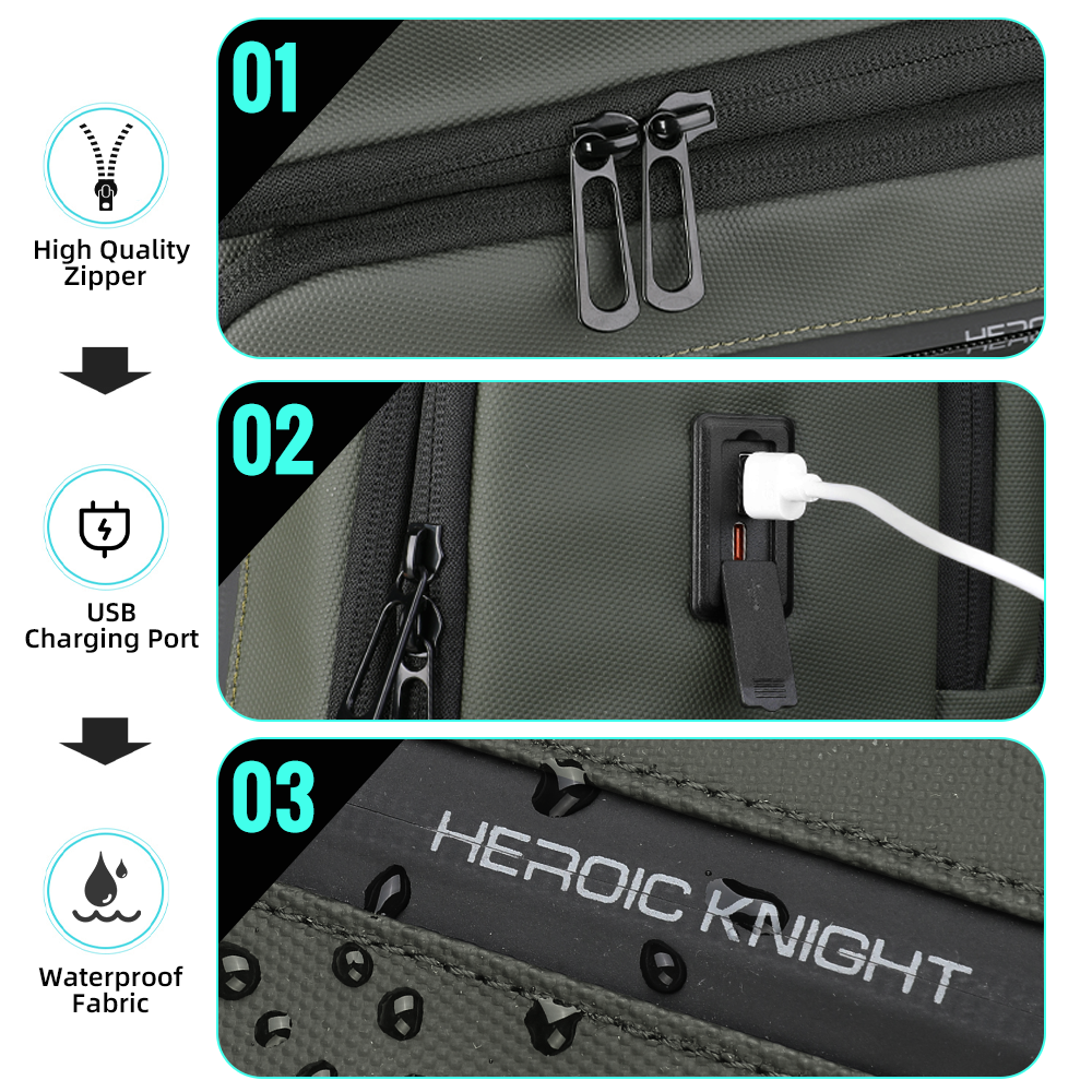 HK Business Men's Backpack 15. - Hiking Backpack Waterproof のレビューと価格