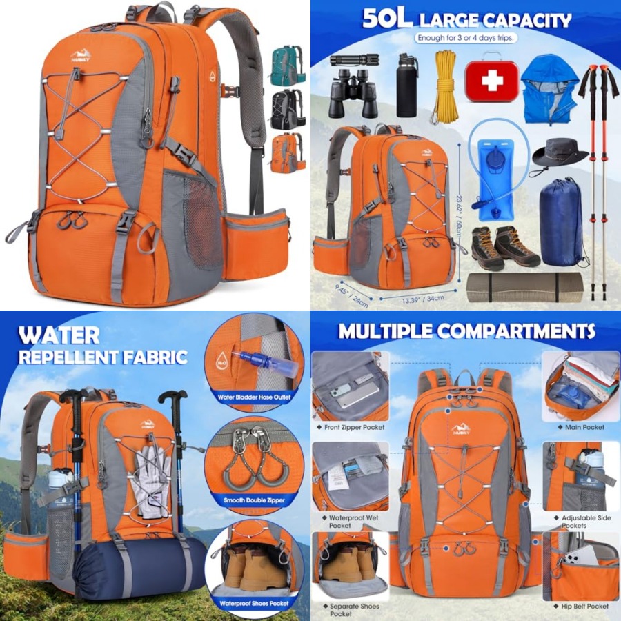 50L Hiking Backpack Waterproof - Hiking Backpack Waterproof のレビューと価格