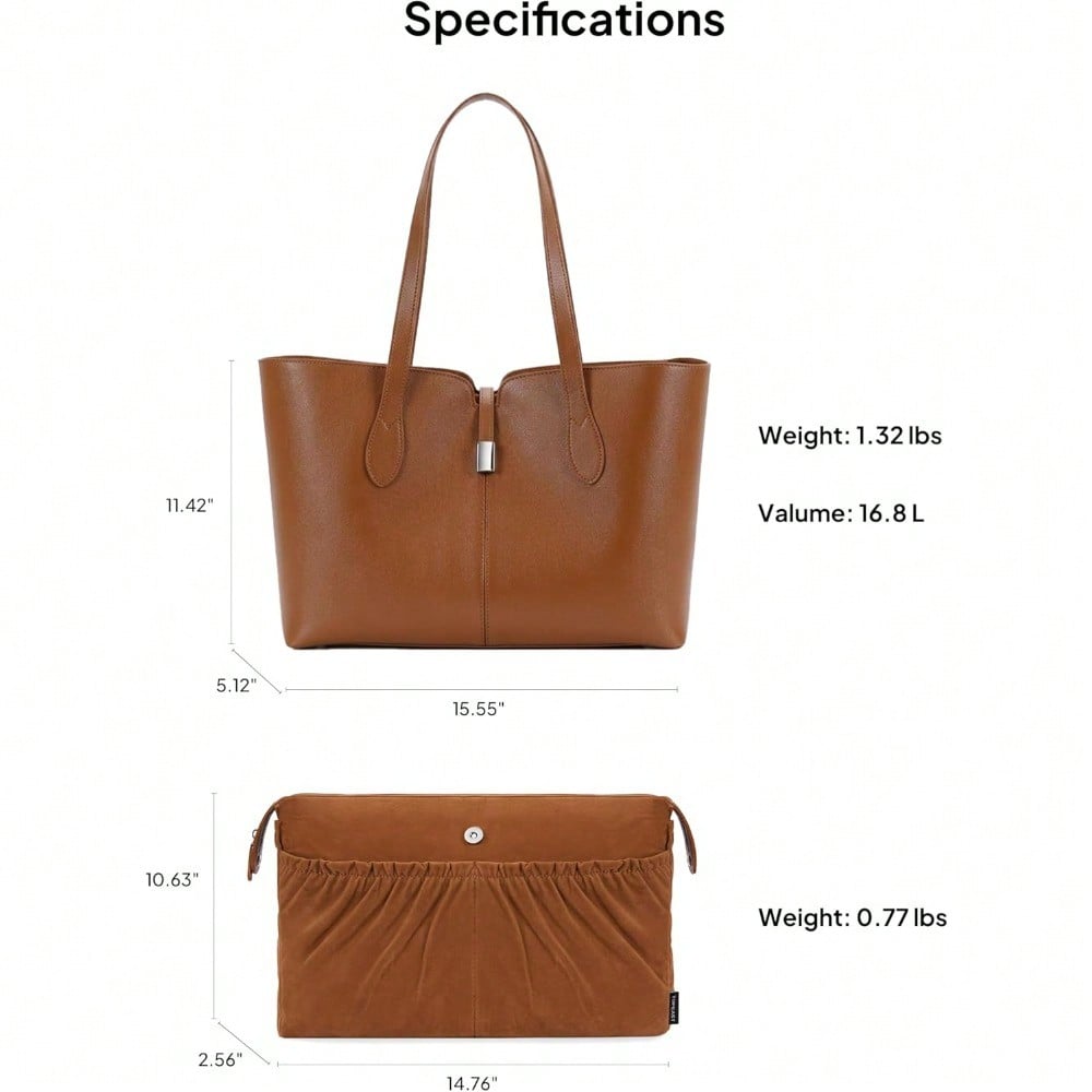 Laptop Tote Bag For Women With - Laptop Sleeve Removable のレビューと価格