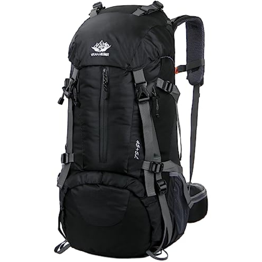 50L Hiking Backpack Men Campin - Rain Cover Backpack のレビューと価格